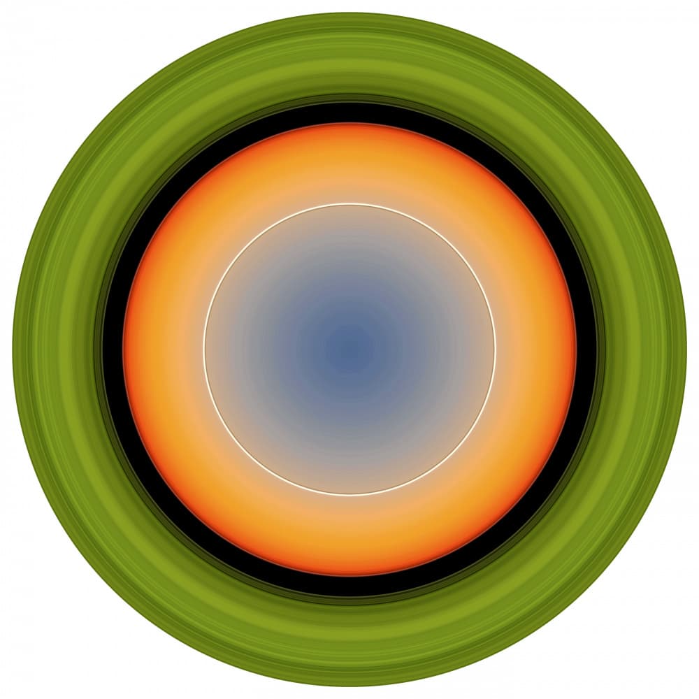 Concentric Color Rings by PASLIER Morgan — canvas wall art