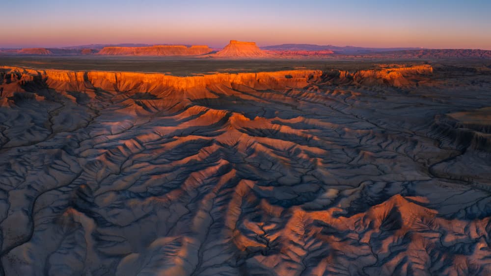 Canyonlands Golden Hour by James Cai — canvas wall art