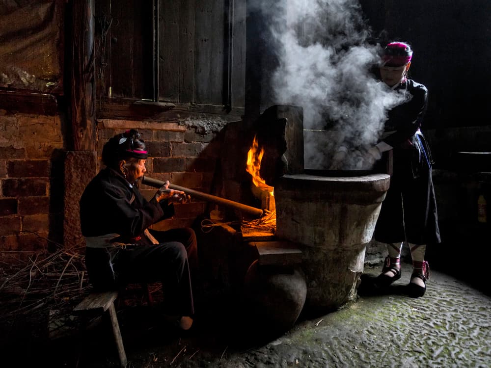 Traditional Hearth Cooking by Ahmed Abdulazim — canvas wall art