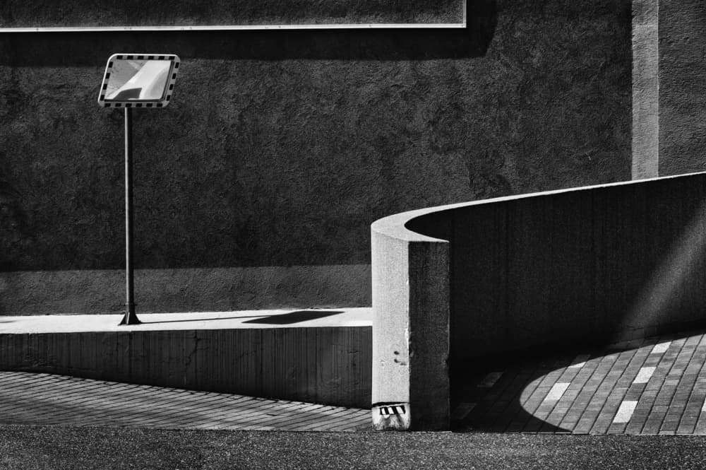 Concrete Mirror Shadows by Peter Hrabinsky — canvas wall art