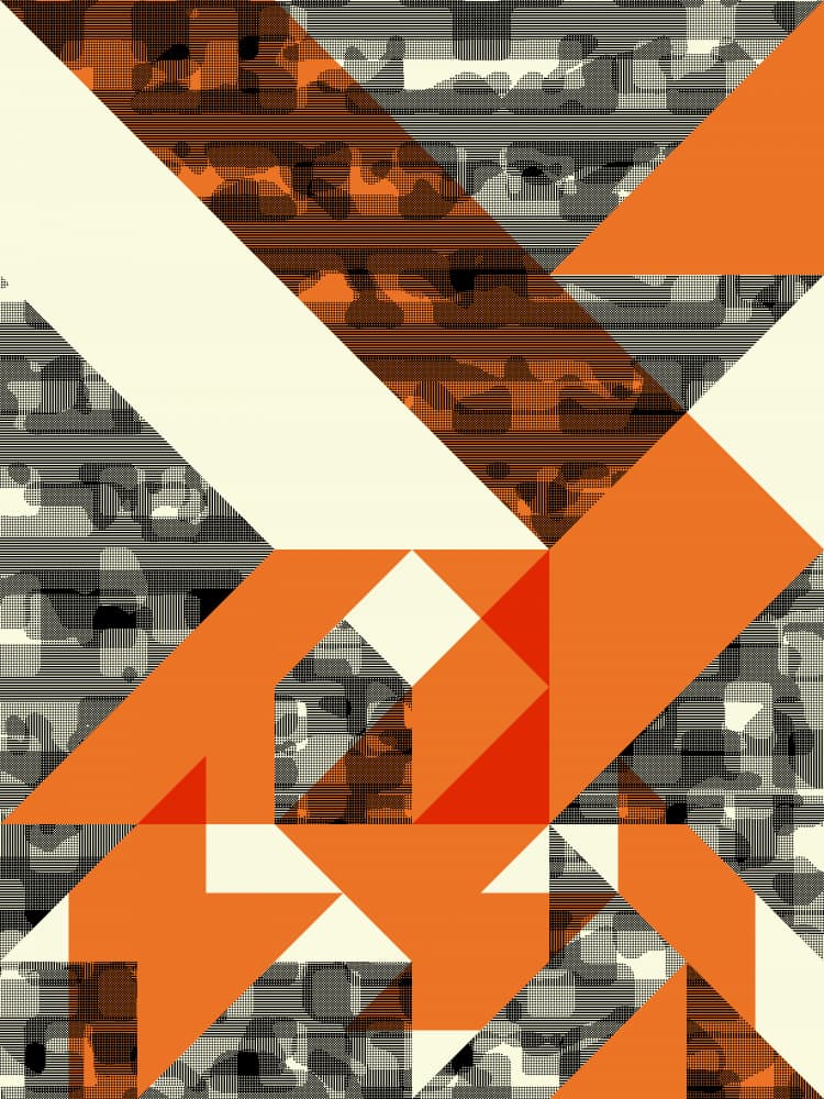 Dynamic Geometric Patterns by Petr Strnad — canvas wall art