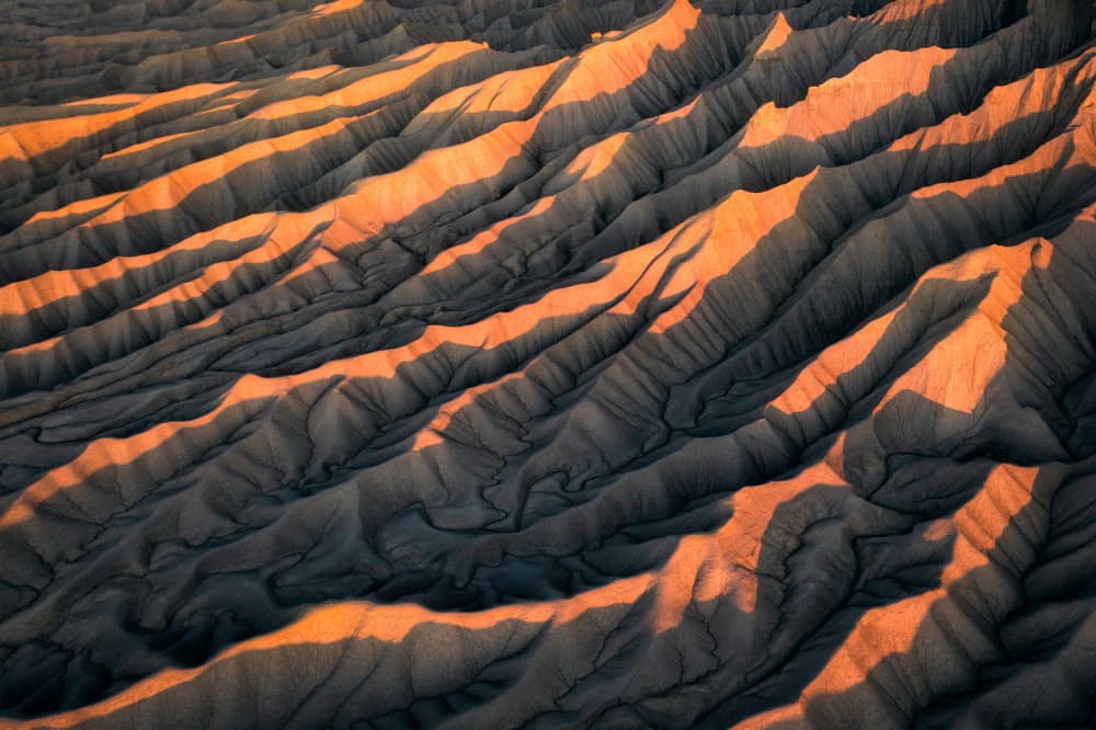 Abstract Badlands Patterns by Gerald Macua — canvas wall art
