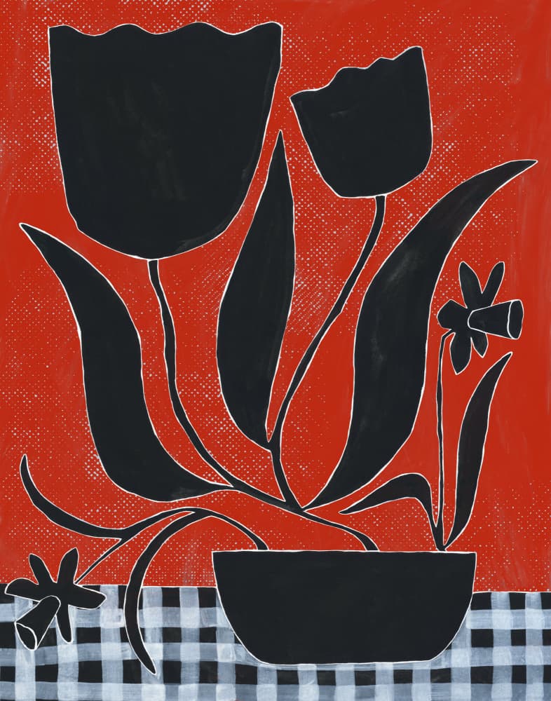 Folk Art Still Life by Susan Black — canvas wall art