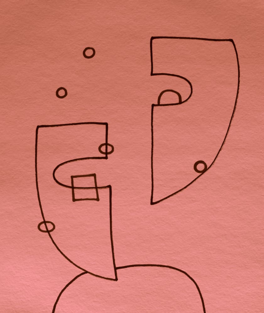 Surreal Abstract Faces by Santhosh ch — canvas wall art