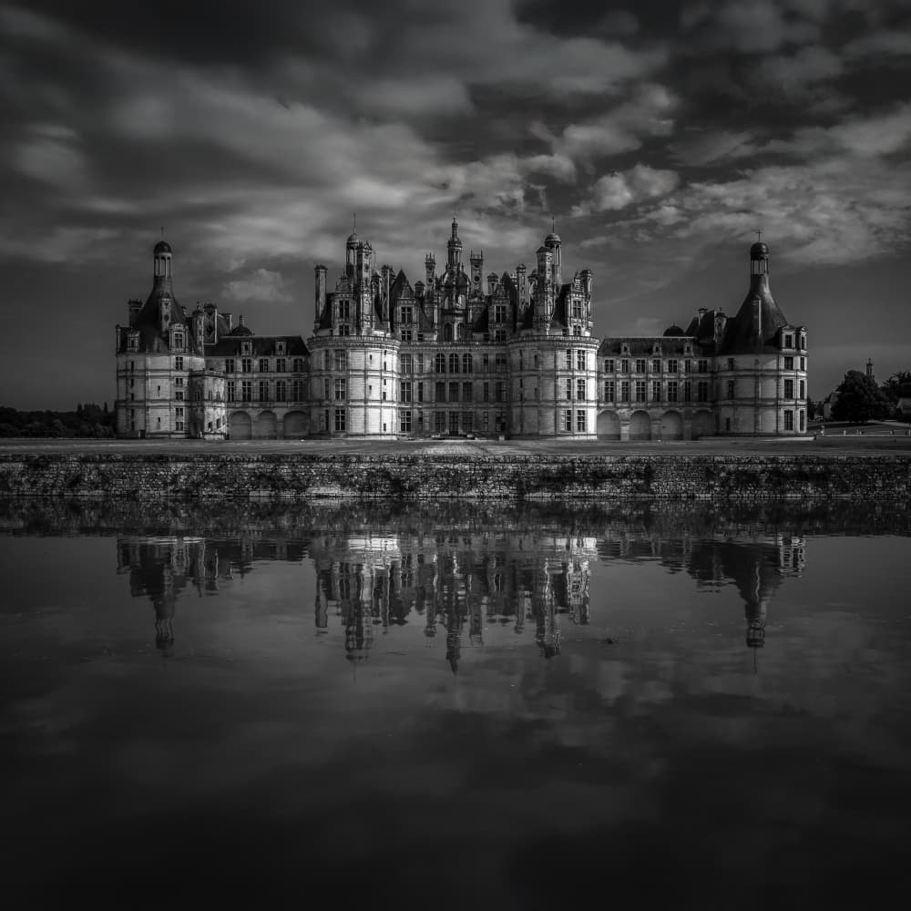 Dramatic Castle Reflection by Marco Antonio Cobo — canvas wall art