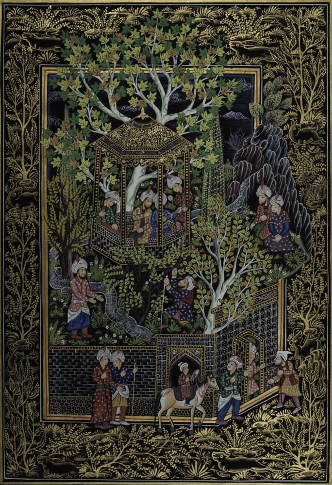 Persian Garden Gathering by IMAGINEERS STUDIO — canvas wall art