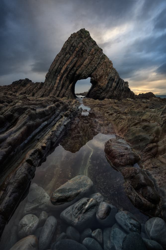 Dramatic Sea Arch by Carlos Gonzalez — canvas wall art