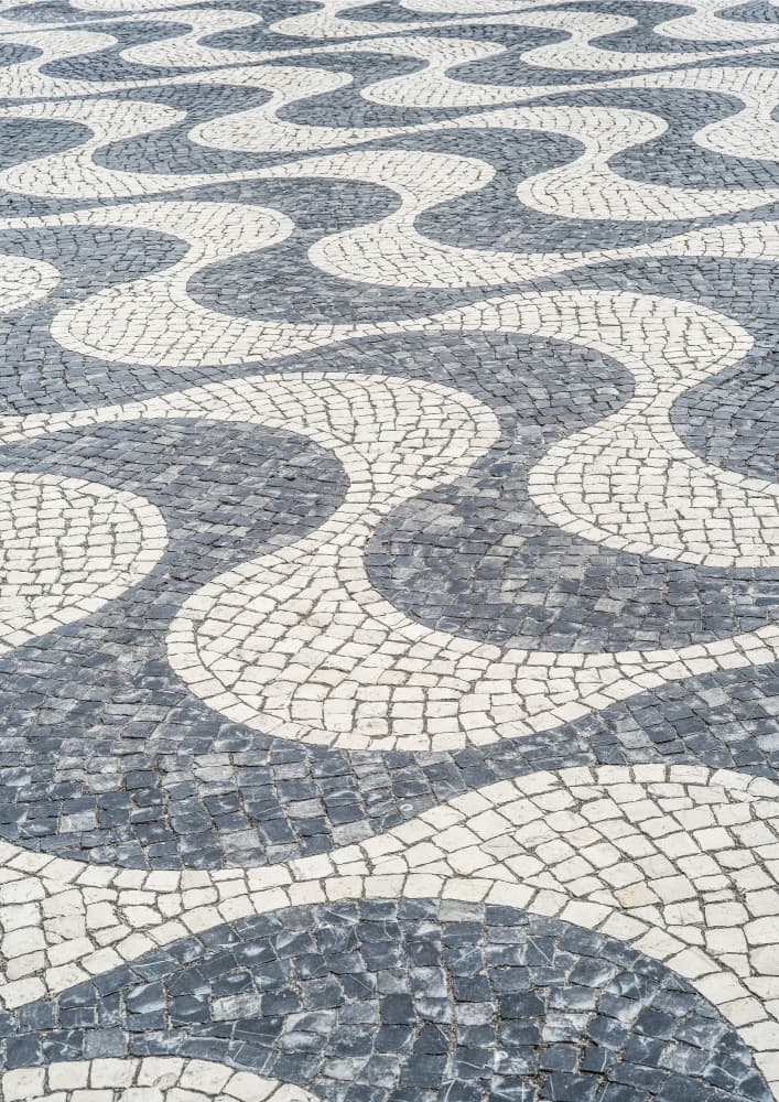 Wave Stone Pathway by Shot by Clint — canvas wall art
