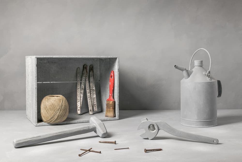 Muted Industrial Tools by Christophe Verot — canvas wall art