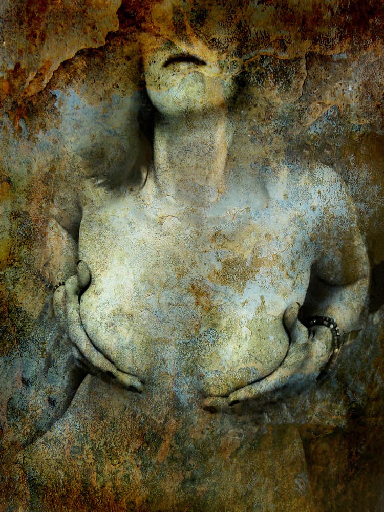 Textured Intimacy by Lucyna Łazarska ( Lucynda Lu ) — canvas wall art
