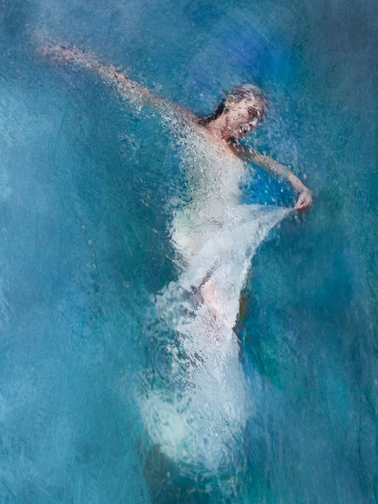 Ethereal Water Dance by miriana — canvas wall art