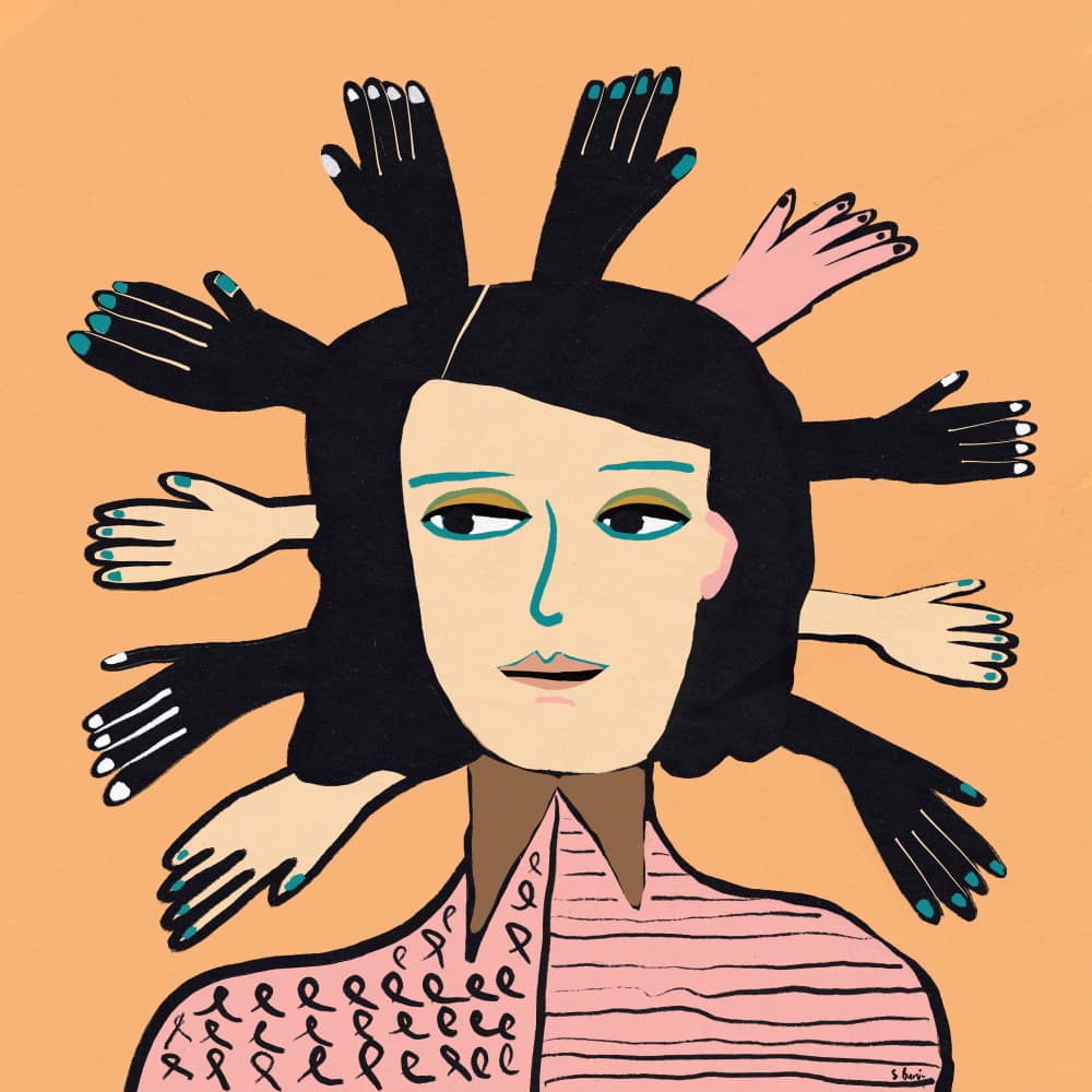 Empowering Hands Woman by Sharyn Bursic — canvas wall art