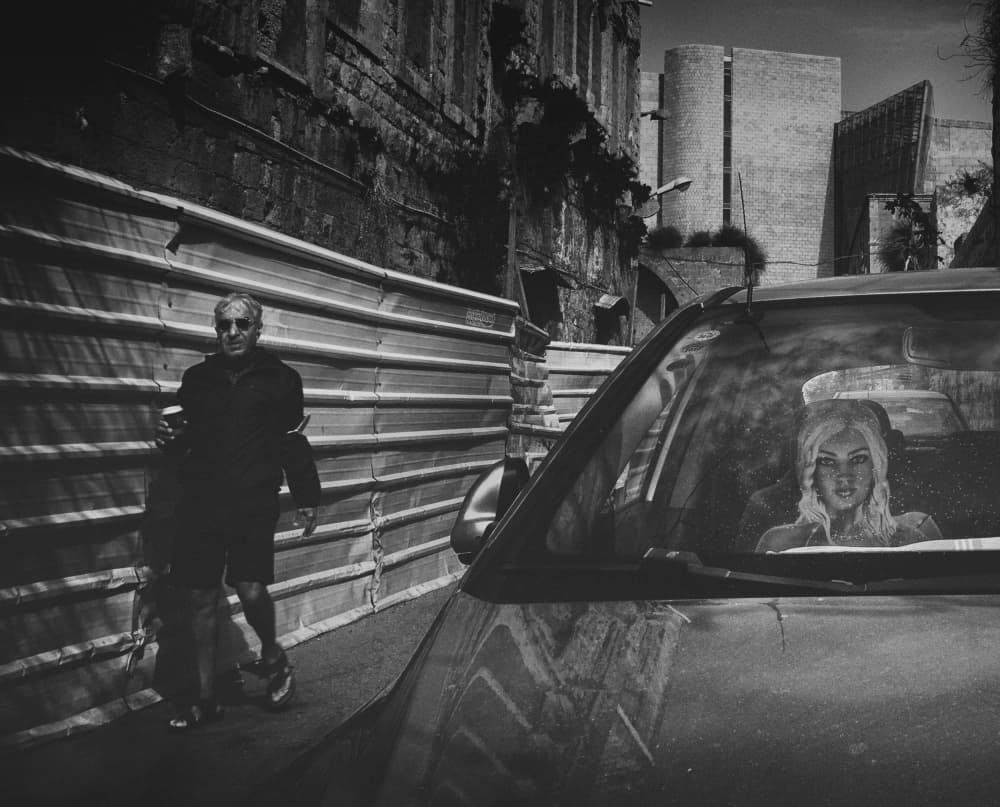 City Street Reflection by Yuri Shepelev — canvas wall art