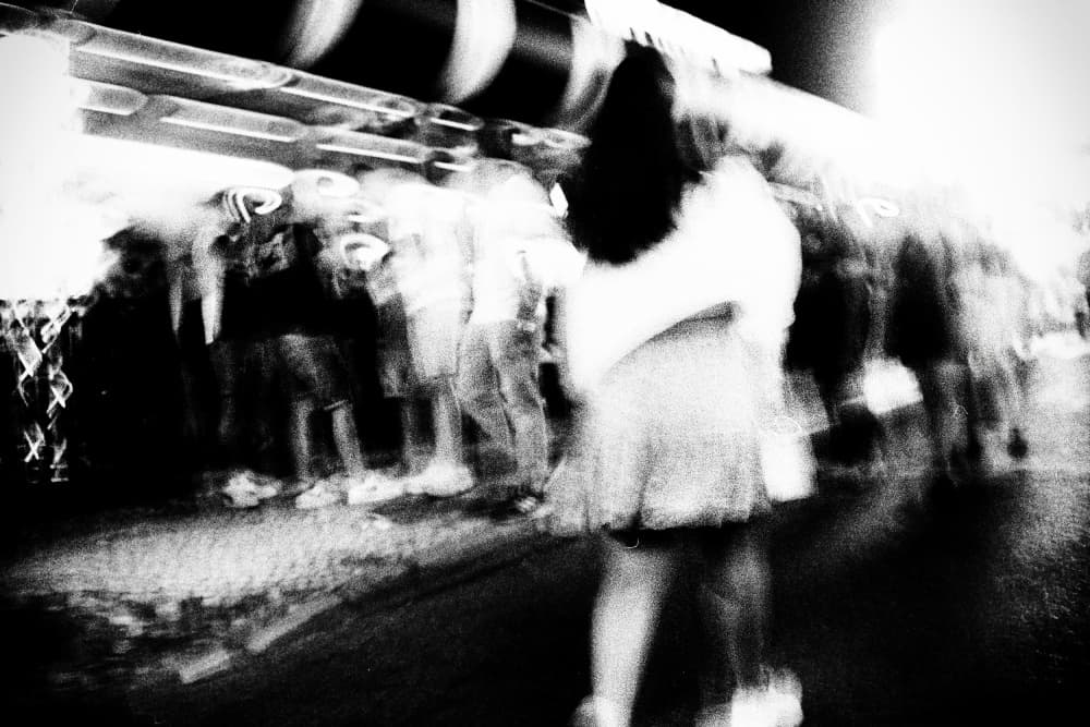 Urban Nightlife Motion by Rui Correia — canvas wall art