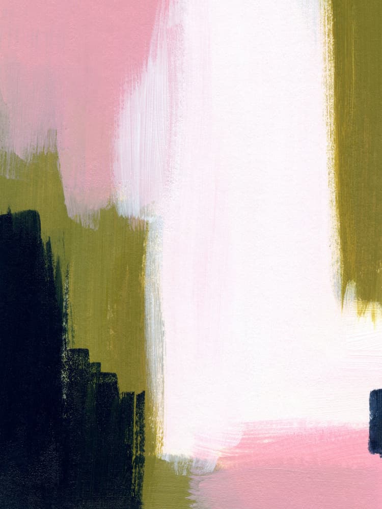 Abstract Color Blocks by Ejaaz Haniff — canvas wall art