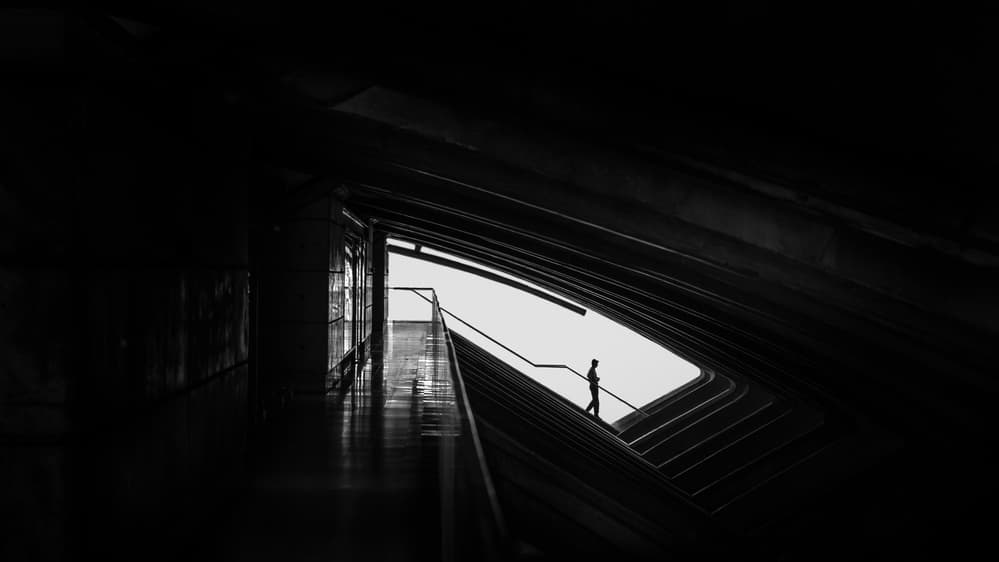 Solitary Ascent by João Castro — canvas wall art