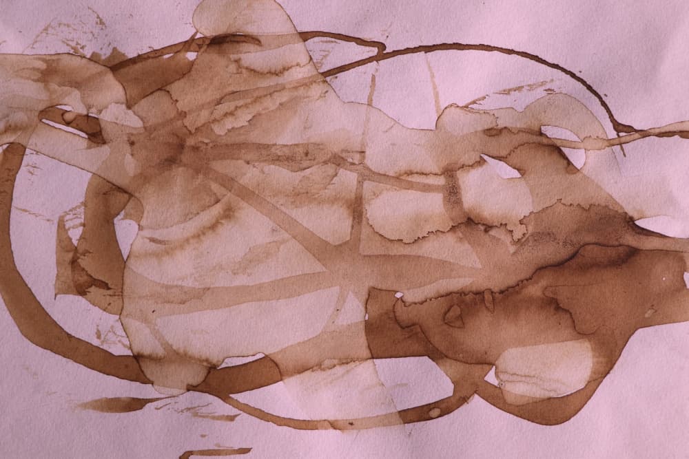 Organic Coffee Abstract by Santhosh ch — canvas wall art
