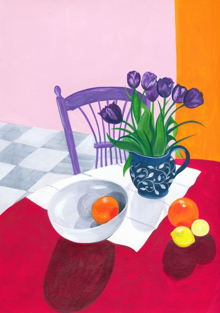 The Black Tulips by Isabelle Brent — canvas wall art