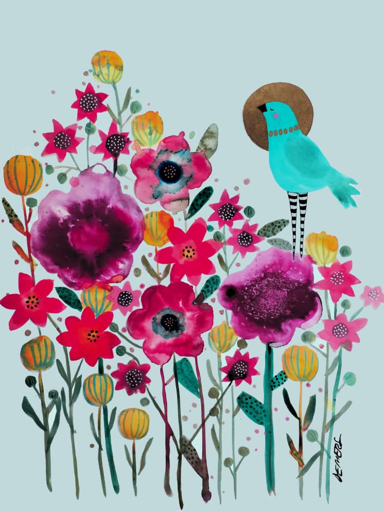 Souvenirs De Vacances by Sylvie Demers — canvas wall art