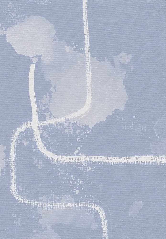 Serene Blue Abstract Lines by Santhosh ch — canvas wall art