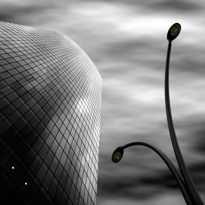 Urban Curves and Lights by Marco Antonio Cobo — canvas wall art