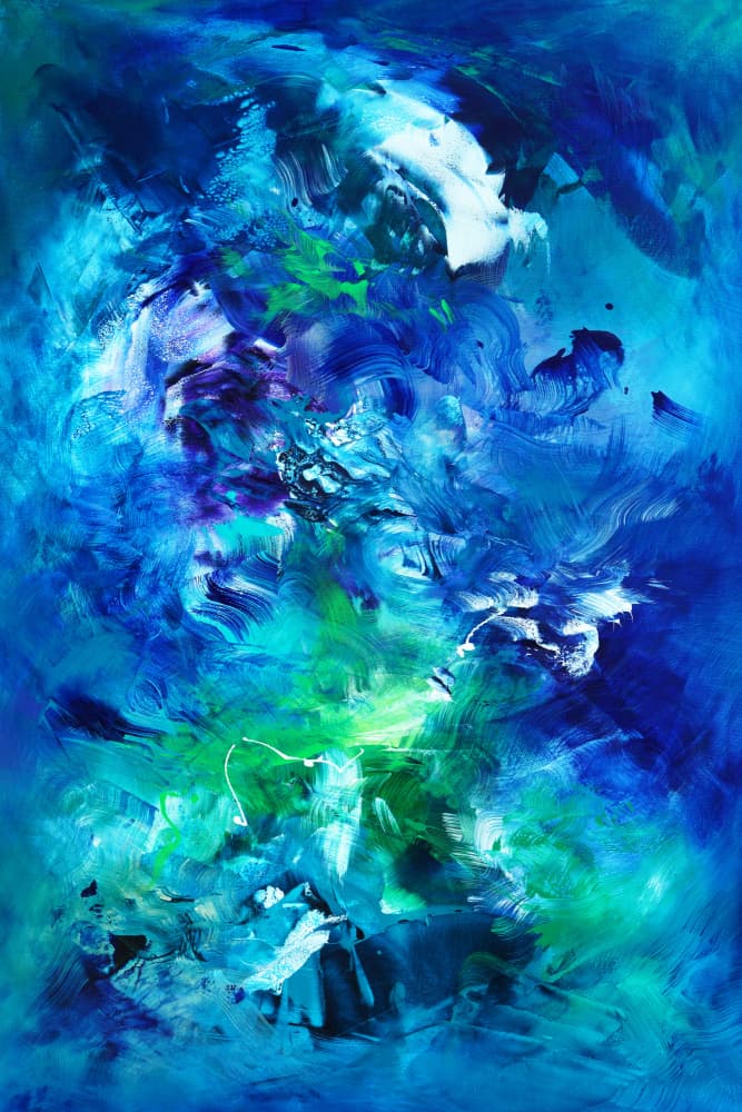 Oceanic Flow by Paresh Nrshinga FRSA — canvas wall art