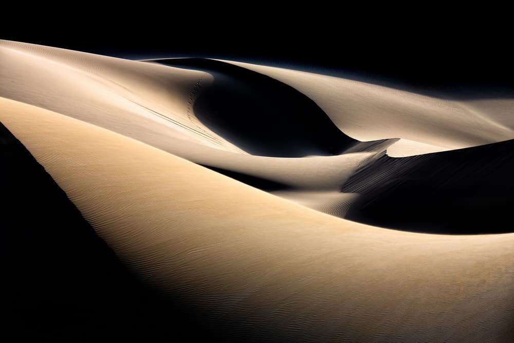 Sweeping Sand Dunes by Mohammadreza Momeni — canvas wall art