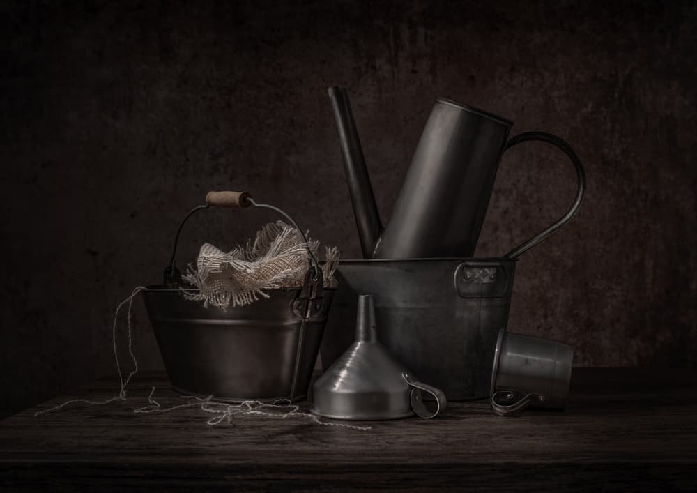 Rustic Metal Still Life by Margareth Perfoncio — canvas wall art