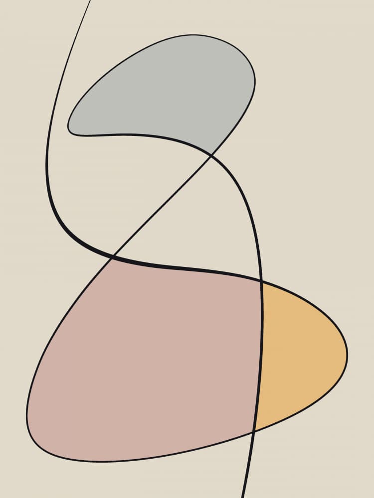 Soft Organic Flow by Little Dean — canvas wall art