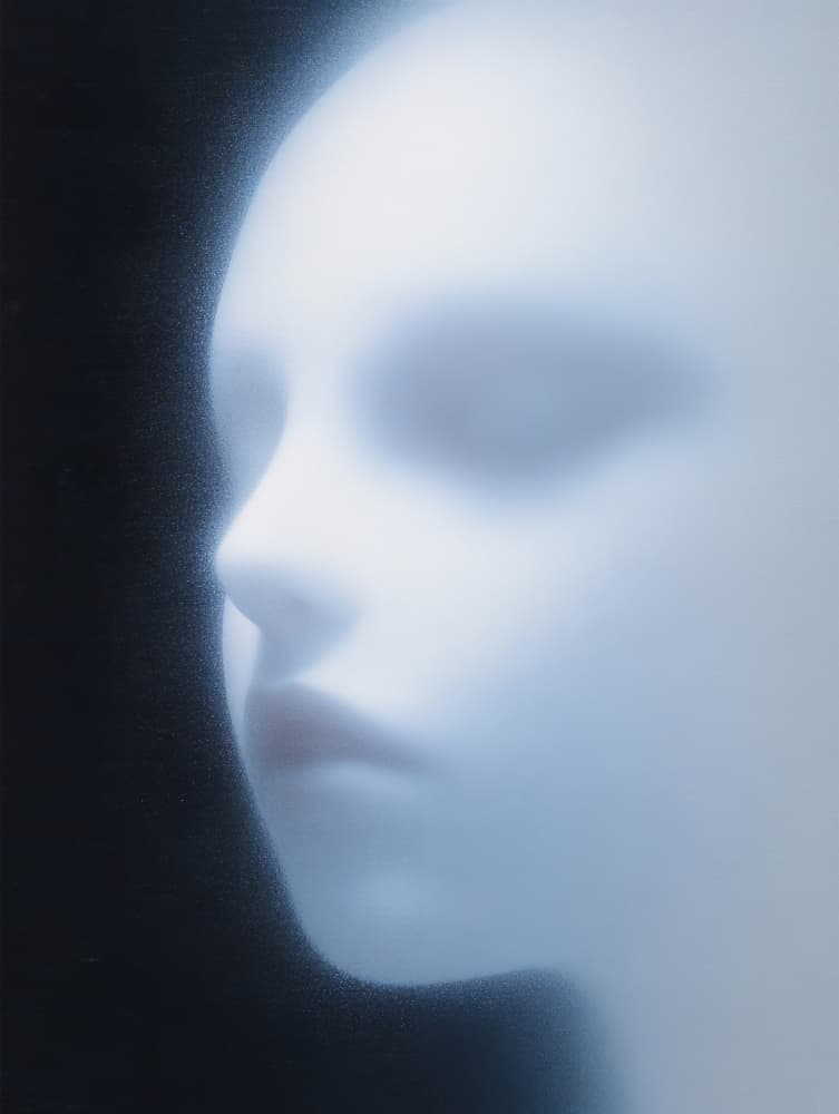 Ethereal Profile Glow by Bilge Paksoylu — canvas wall art