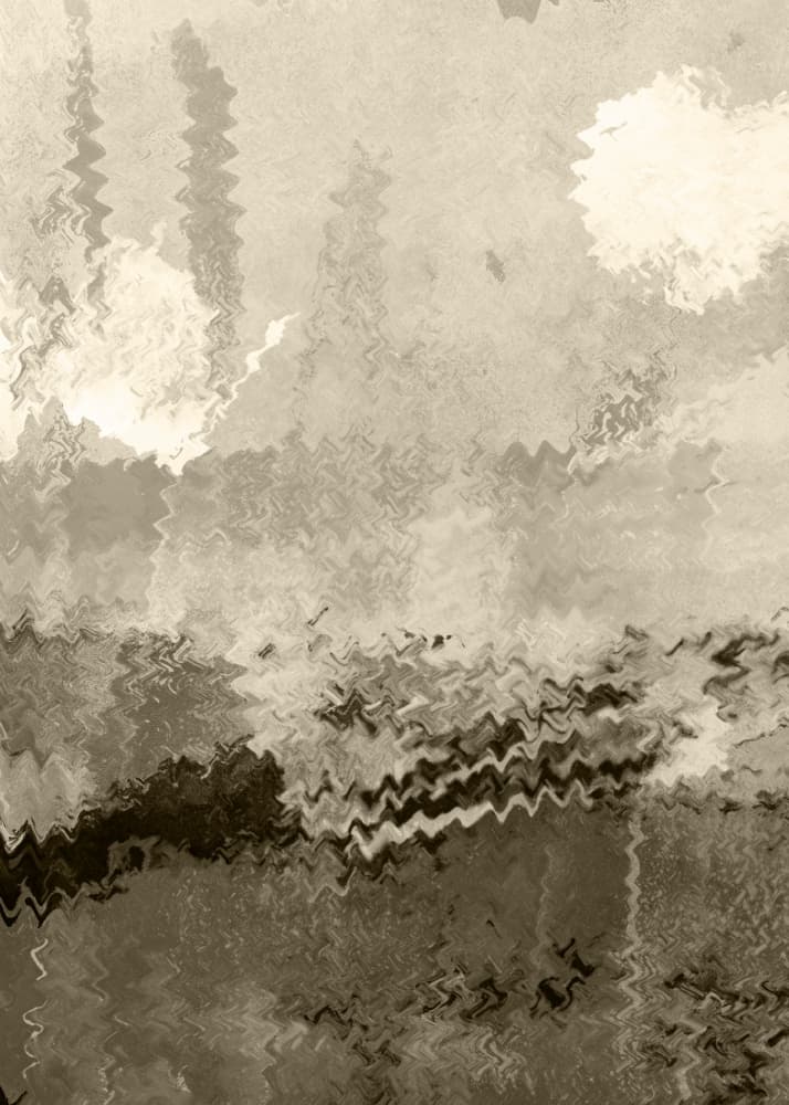 Sepia Wavy Abstract by Dina Dankers — canvas wall art