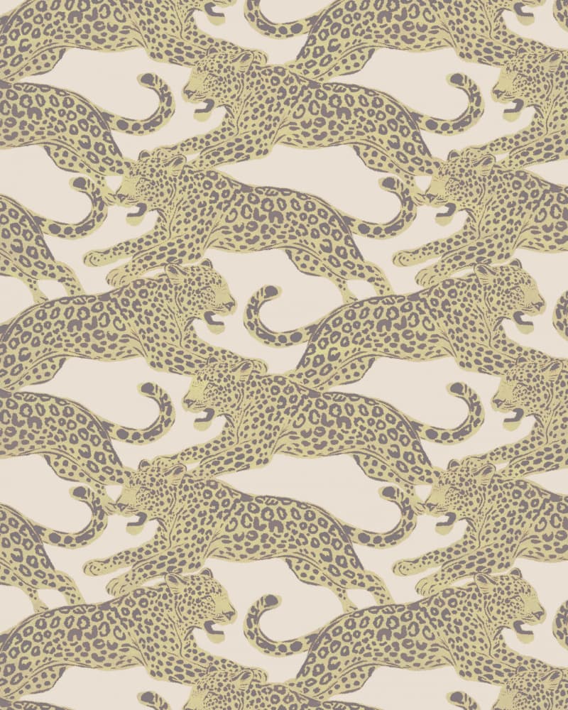 Golden Leopard Pattern by Josie George — canvas wall art