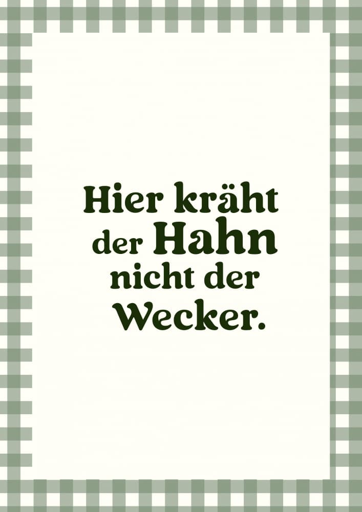 Hierkrähtderhahn by Treechild — canvas wall art