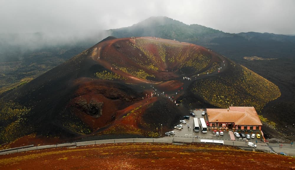Volcanic Crater Hike by Jacek Stefan — canvas wall art