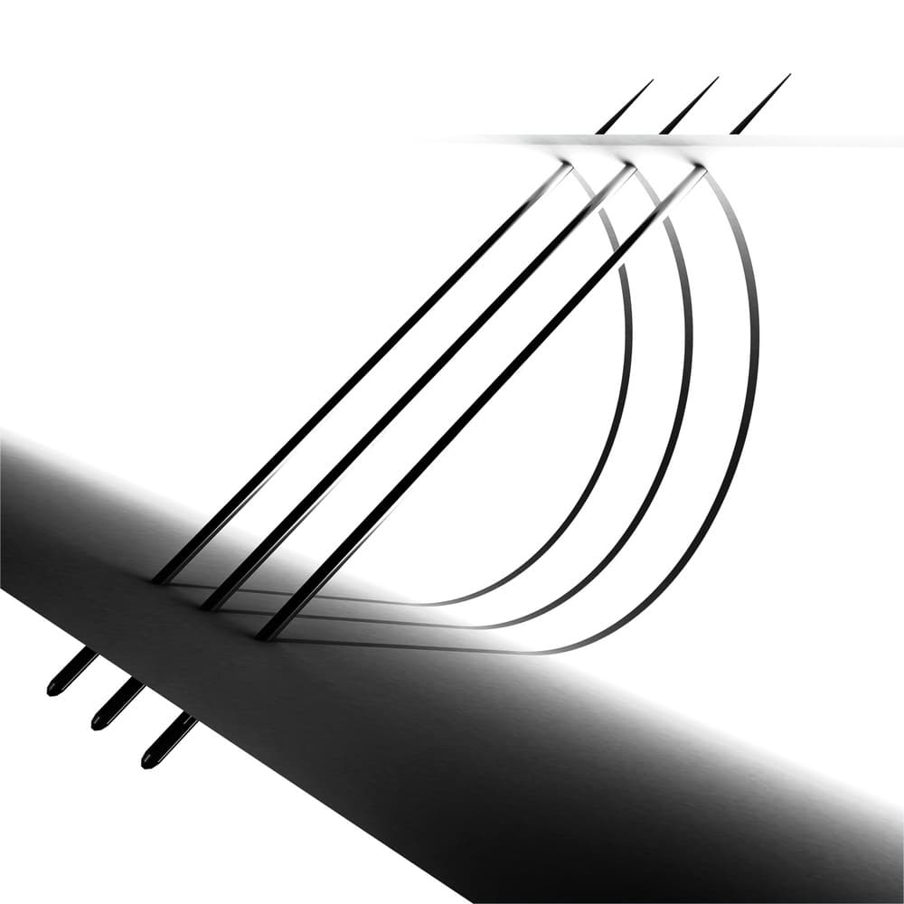 Flowing Black Curves by Antonyus Bunjamin (Abe) — canvas wall art