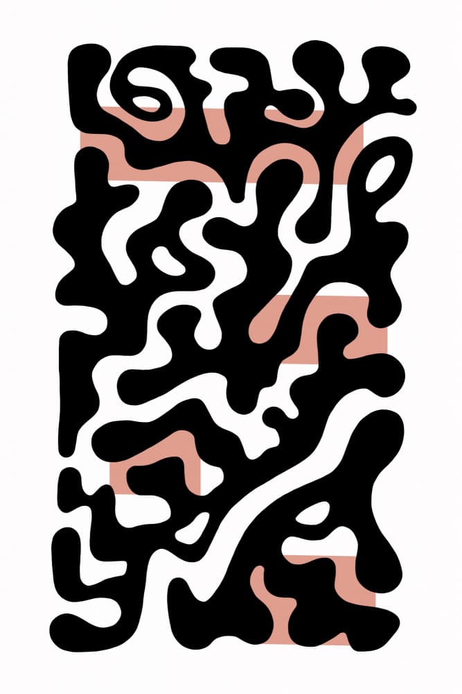 Bold Organic Forms by Melanie Viola — canvas wall art