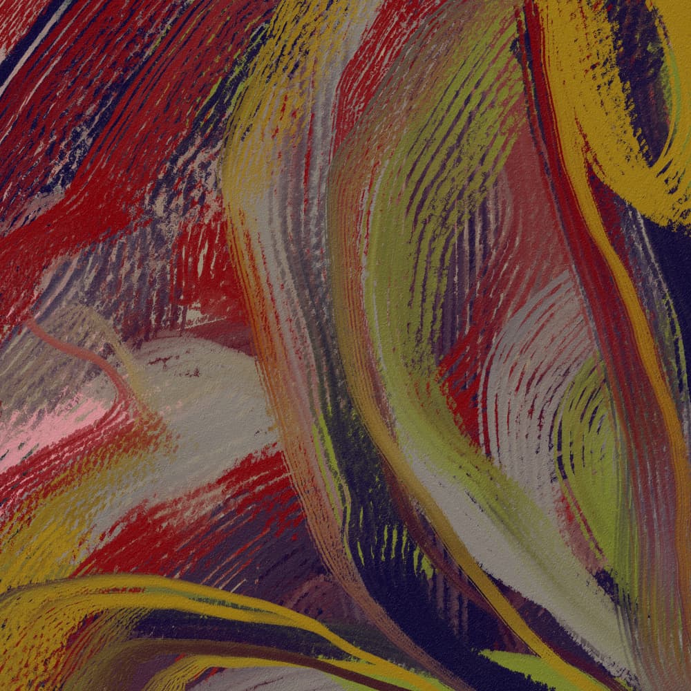 Vibrant Abstract Strokes by Josie George — canvas wall art
