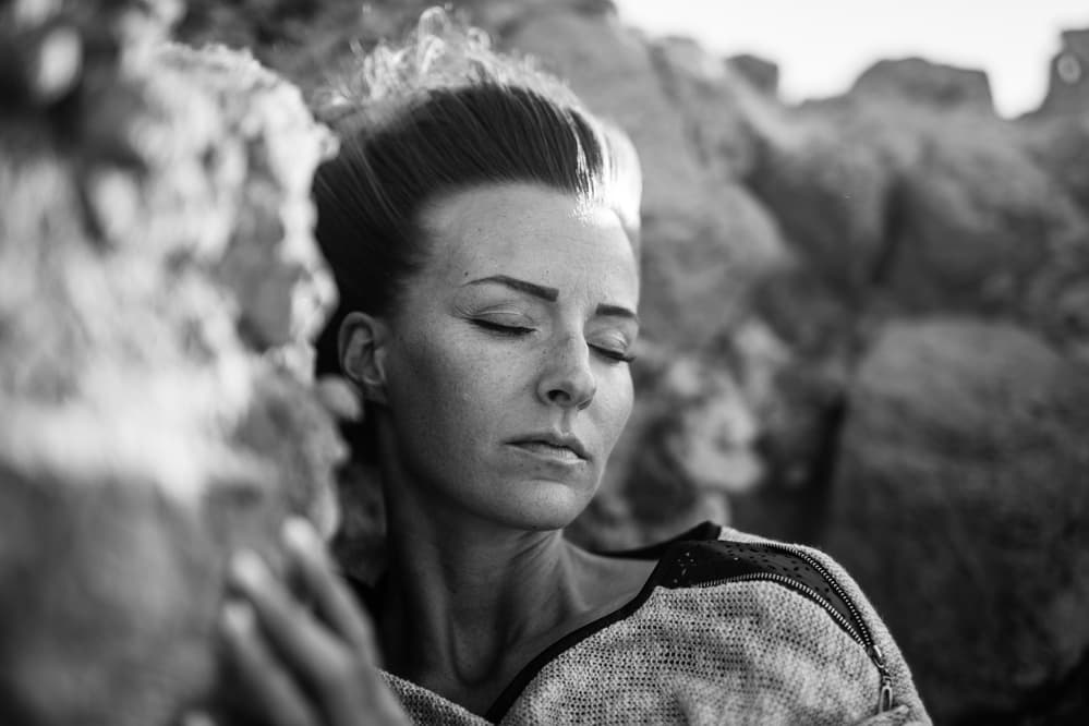 Woman in Deep Thought by Erkan Camlilar — canvas wall art