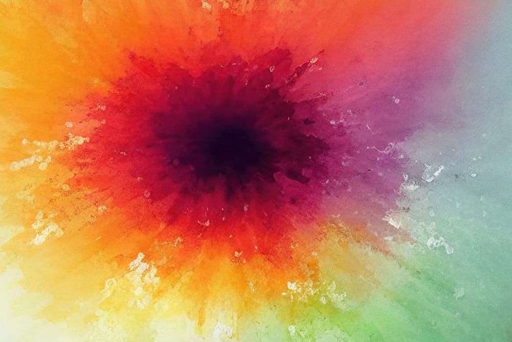 Vibrant Color Burst by Alpenglow Workshop — canvas wall art