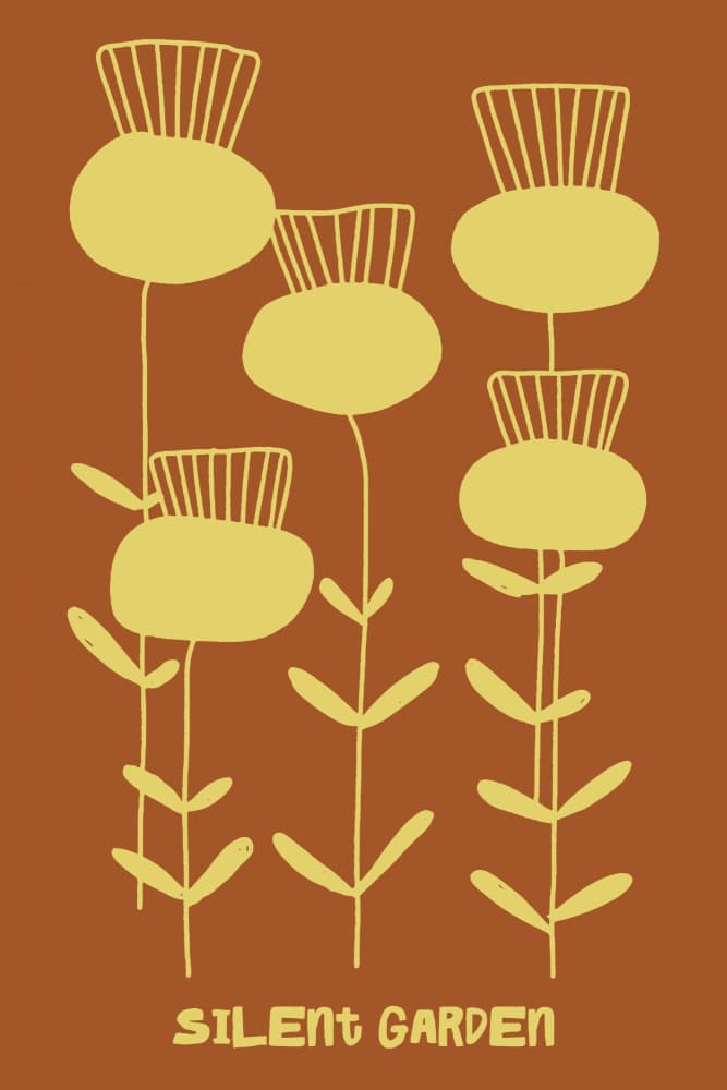 Scandinavian Botanical Garden by Treechild — canvas wall art