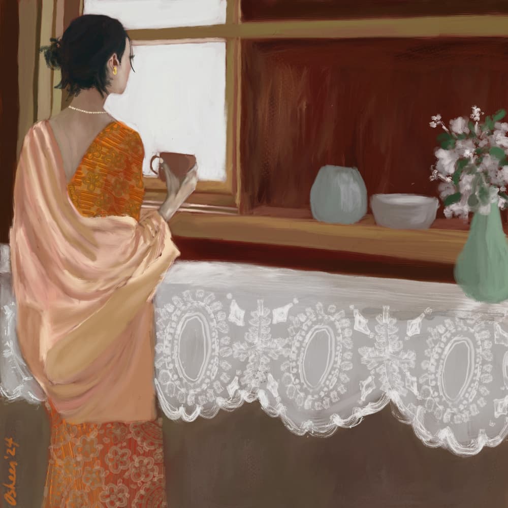 Quiet Morning View by Osheensgallery — canvas wall art
