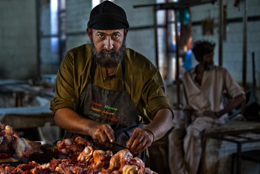 Intense Market Butcher by Joxe Inazio Kuesta Garmendia — canvas wall art