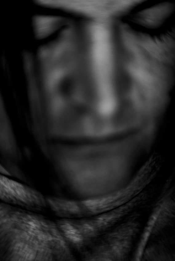 Pensive Dark Portrait by Codrin Lupei — canvas wall art