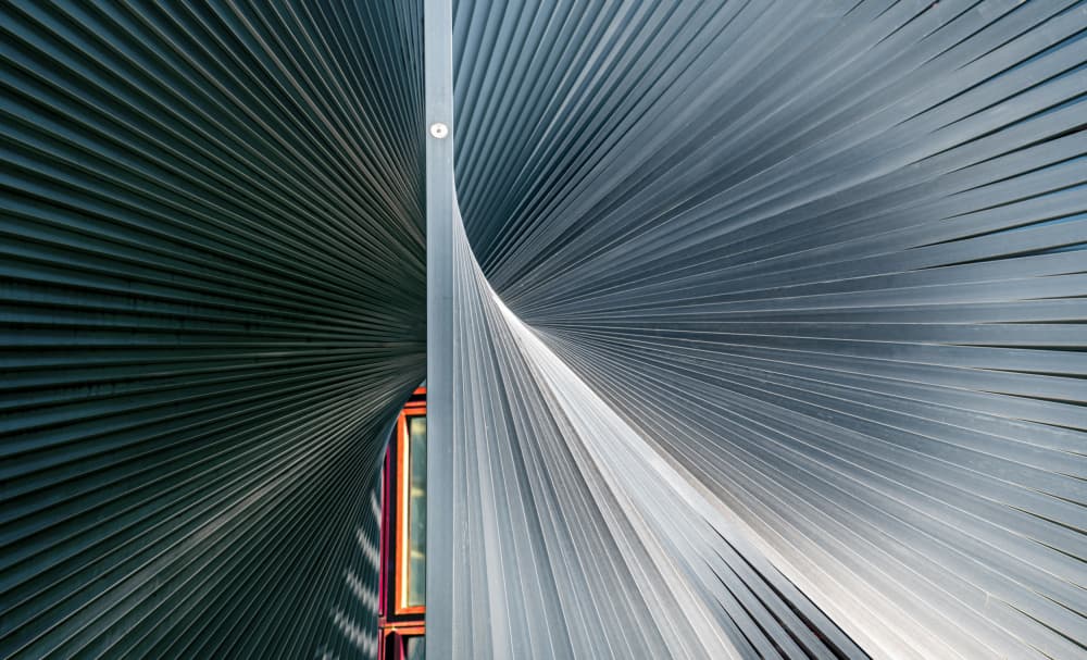 Abstract Architectural Curve by Stephan Rückert — canvas wall art