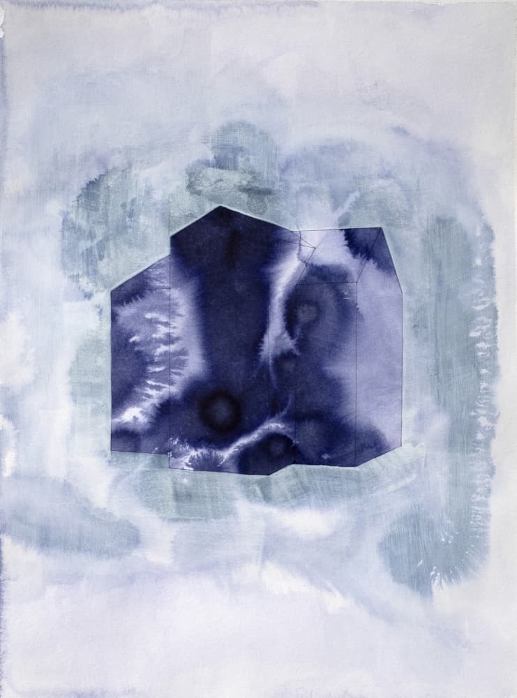 Indigo Dream House by Joshua Hoskins — canvas wall art