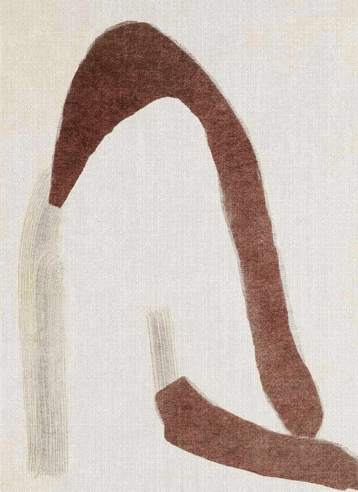 Earthy Organic Shapes by Alma — canvas wall art