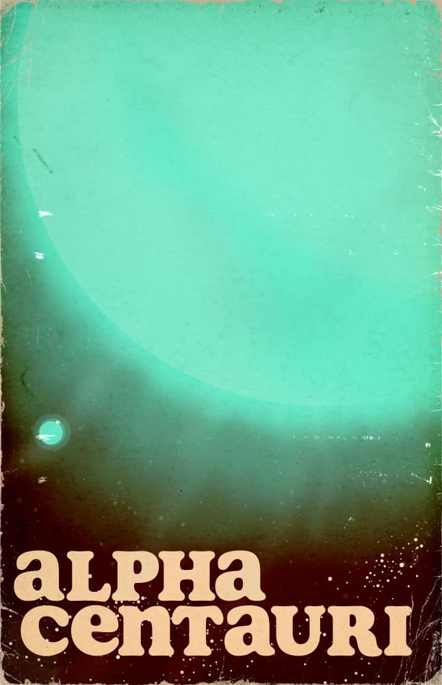 Glowing Teal Planet by Nicholas — canvas wall art