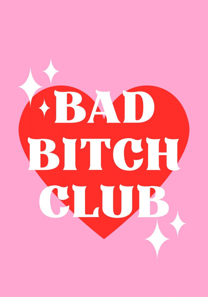 Bad Bitch Club by Athene Fritsch — canvas wall art