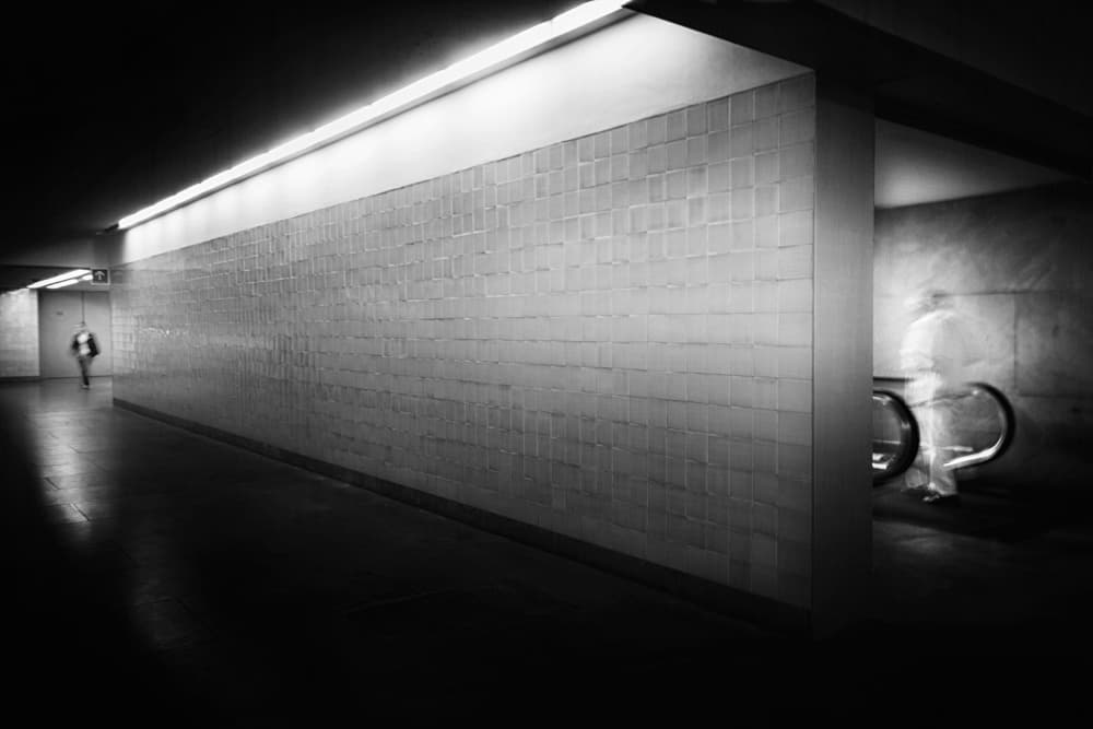 Urban Tunnel Movement by Laura Mexia — canvas wall art