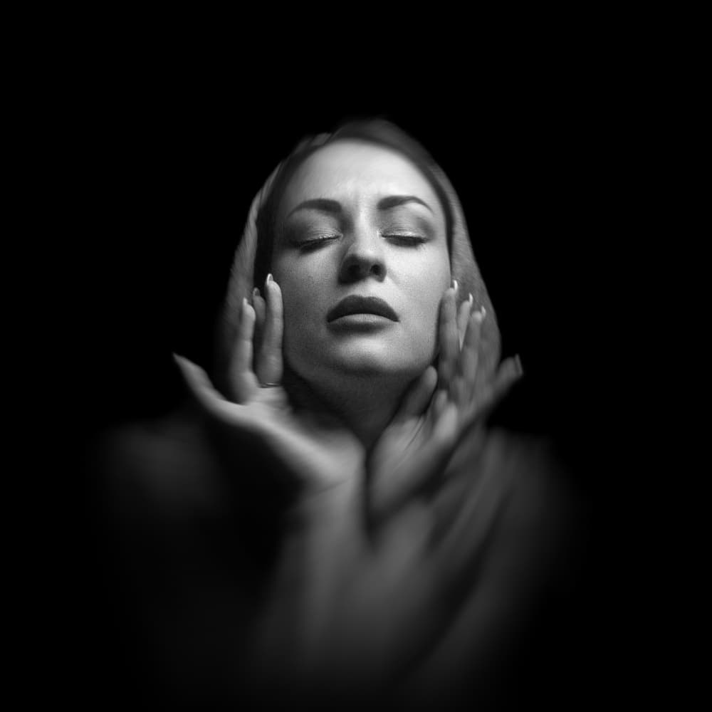 Serene Woman Portrait by Ruth Franke — canvas wall art